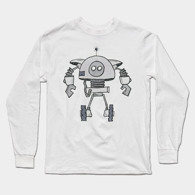 Robot Long Sleeve T-Shirt by CuteBotss